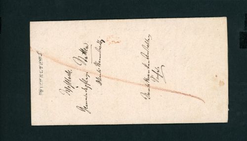 Vorphila Brief Zwiefalten nach Stetten / Cannstatt + Retoure 1845