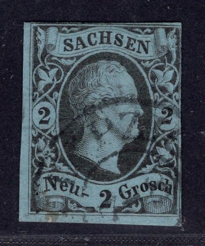 Sachsen Michel-Nr. 5 gestempelt