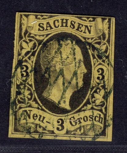 Sachsen Michel-Nr. 6 gestempelt