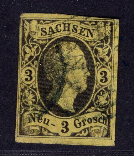 Sachsen Michel-Nr. 6 gestempelt