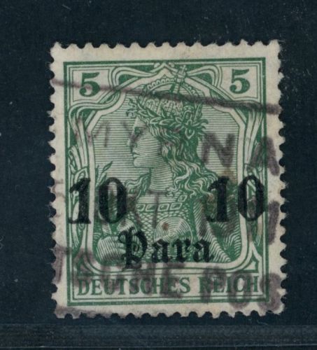 Deutsche Auslandspostämter Türkei Rosinenstempel Smyrna