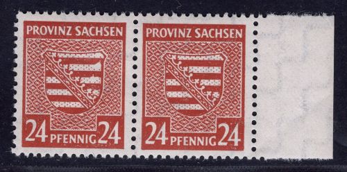 Sow. Besatzung SBZ Paar Michel-Nr. 82 X Pf.III. postfrisch geprüft