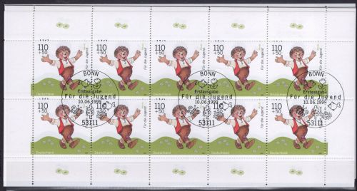 Deutschland, Kleinbogen 1999 Michel Nr. 2057 gestempelt