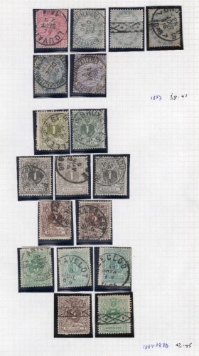 Lot aus einer Belgien Sammlung siehe Bild (Seite 6)