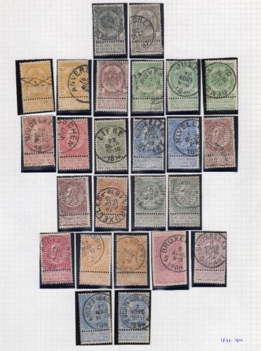 Lot aus einer Belgien Sammlung siehe Bild (Seite 8)