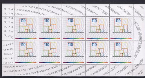 Deutschland, Kleinbogen 1998 Michel Nr. 2005 postfrisch