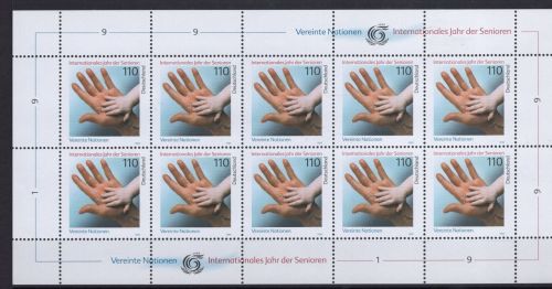 Deutschland, Kleinbogen 1999 Michel Nr. 2027 postfrisch