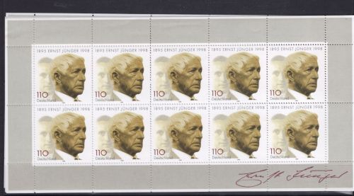 Deutschland, Kleinbogen 1998 Michel Nr. 1984 postfrisch