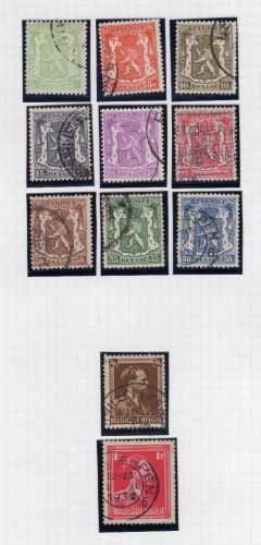 Lot aus einer Belgien Sammlung siehe Bild (Seite 41)