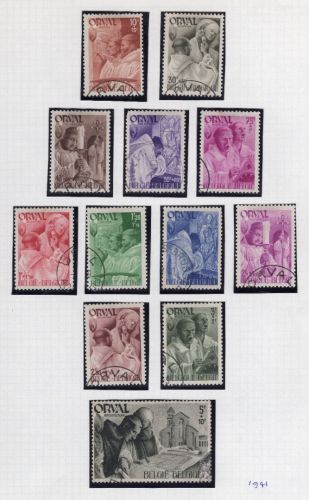 Lot aus einer Belgien Sammlung siehe Bild (Seite 61)