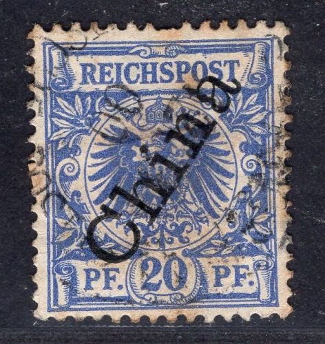 Auslandspostämter China Michel Nr. 4 III gestempelt