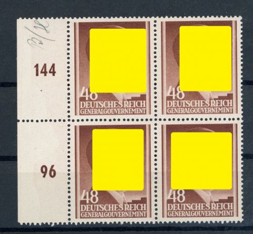 Generalgouvernement Michel Nummer 82 4er Block postfrisch