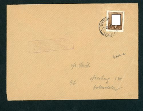 Böhmen + Mähren Michel Nr. 17 , Einzelfrankatur