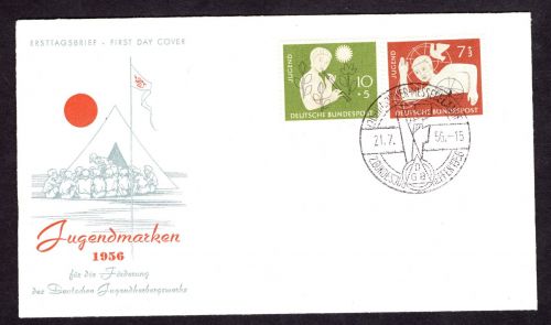 Bund Michel Nummer 232 + 233 FDC