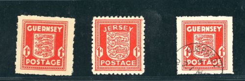 Dt. Besetzung Guernsey / Jersey Lot ungebraucht Falz / gestempelt