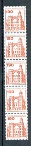 Berlin Michel-Nr. 539 postfrisch 5er Streifen Rollenmarke