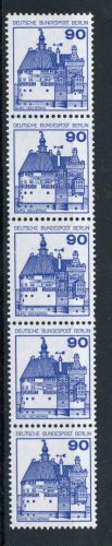 Berlin Michel-Nr. 588 postfrisch 5er Streifen Rollenmarke