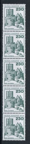 Berlin Michel-Nr. 590 postfrisch 5er Streifen Rollenmarke