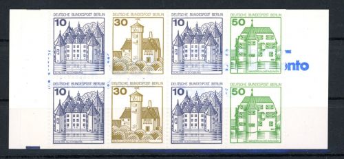 Berlin Markenheftchen 11i postfrisch mit Zählstreifen