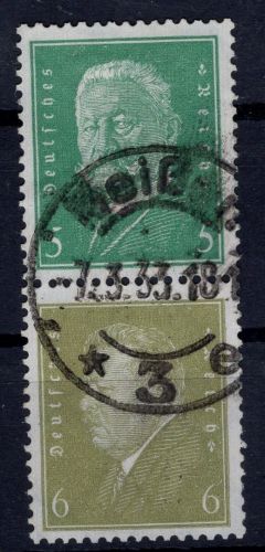 Dt. Reich, Zusammendruck, Michel Nr. S 44, gestempelt