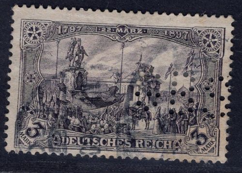 Deutsches Reich, Michel Nr. 96 A I a, gestempelt + geprüft