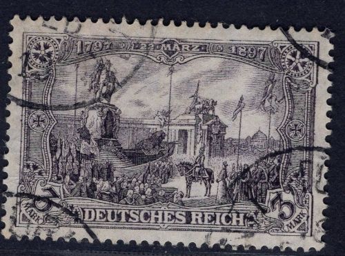 Deutsches Reich, Michel Nr. 96 A I a, gestempelt + geprüft