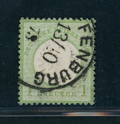 Deutsches Reich Brustchild Michel Nr. 23a gestempelt Offenburg