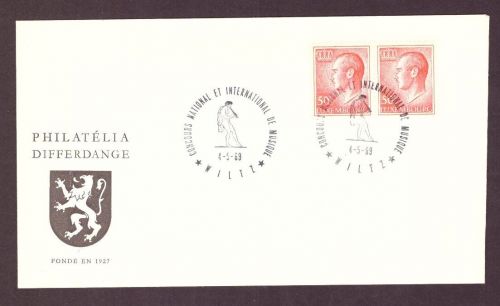 Luxemburg FDC - Concours national et international de musique - 1969