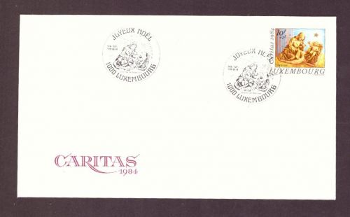 Luxemburg FDC - Caritas 1984 - Joyeux Noel