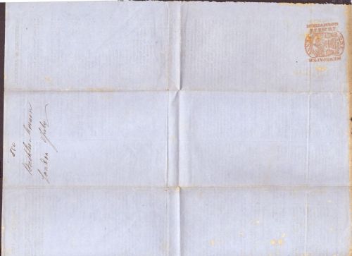 Großbritannien Vorphilatelie Newspaper , Buchler + Ammann Bericht - London 1852