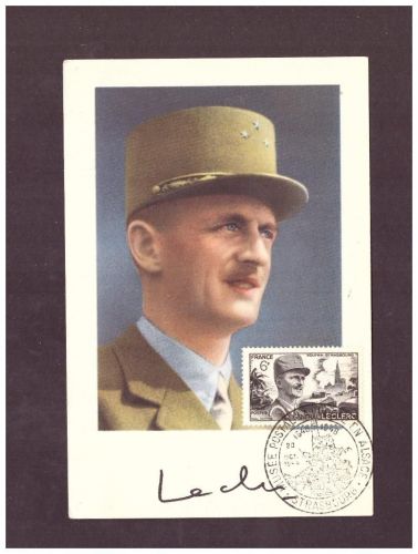 Maximum Ansichtskarte Frankreich Strassbourg - General Leclerc - 1948