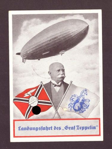 Graf Zeppelin LZ 130 - 1. Landungsfahrt + Besuchs SSt - Meiningen 2.7. 1939