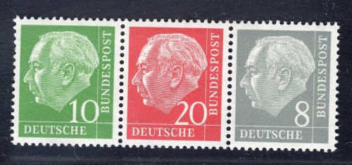 Deutschland, Bund Zusammendruck Michel Nr.: W22yII, postfrisch