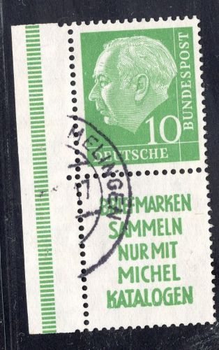 Deutschland, Bund Zusammendruck Michel Nr.: S21, gestempelt