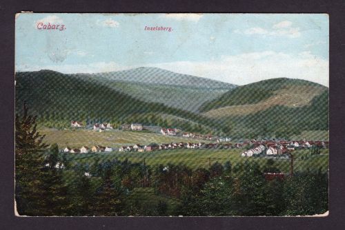 Ansichtskarte Inselberg Thüringer Wald Cabarz , gelaufen