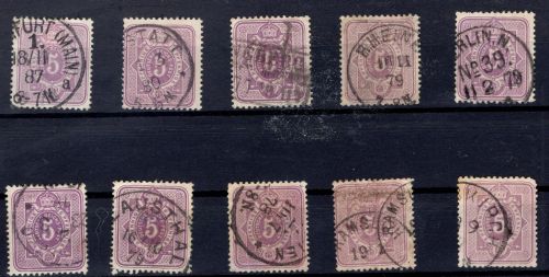 Deutsches Reich Lot aus Michel Nr. 32 gestempelt
