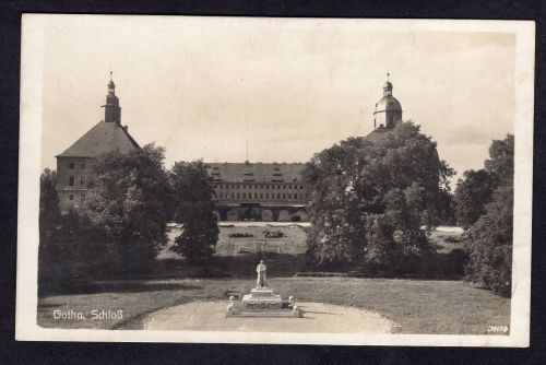 Ansichtskarte Gotha , Schloss gelaufen 1926