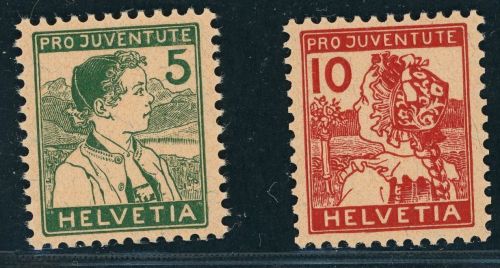Schweiz Michel Nummer 128+129 postfrisch