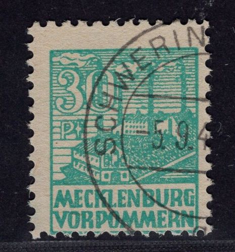 Alliierte Besetzung SBZ Michel-Nr. 39 Za gestempelt geprüft