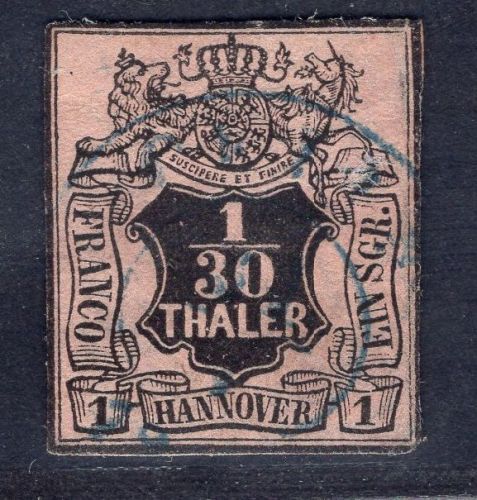 Hannover Michel Nr. 3a gestempelt