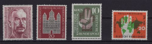 Bund Michel-Nr. 237 - 240 postfrisch