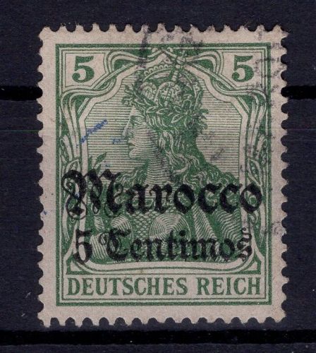 Deutsche Auslandpostämter Marokko Michel-Nr. 22 gestempelt