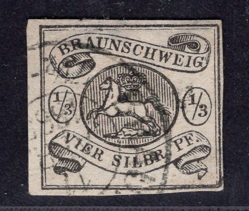 Braunschweig Michel-Nr. 5 gestempelt