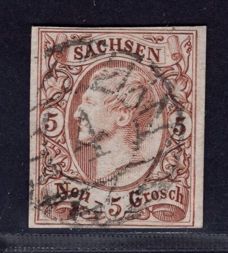 Sachsen Michel-Nr. 12 e gestempelt