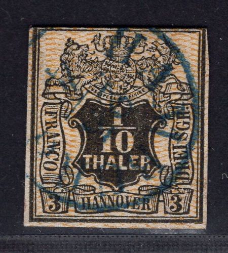 Hannover Michel-Nr. 3 gestempelt