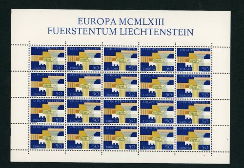 Liechtenstein Michel Nummer 431 Bogen postfrisch