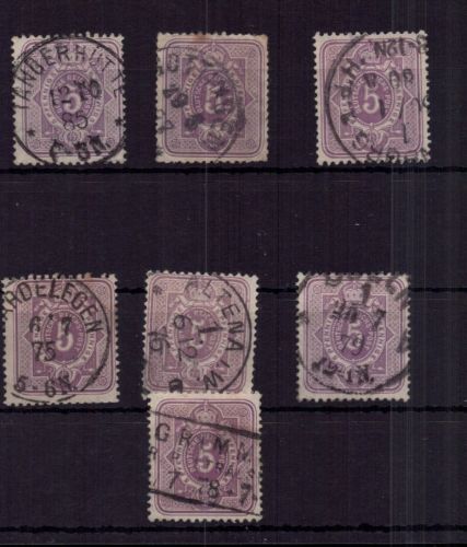 Deutsches Reich Lot aus Michel Nr 32 gestempelt