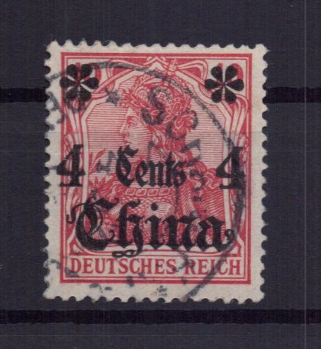 Deutsche Auslandpostämter China Michel Nummer 40 A gestempelt