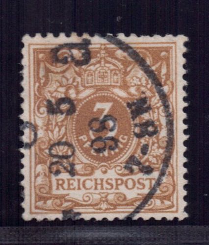 Deutsches Reich Michel Nr 45 c gestempelt + geprüft