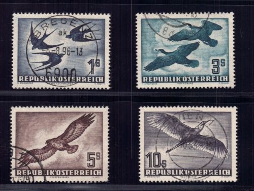 Österreich Michel Nummer 964 - 967 gestempelt